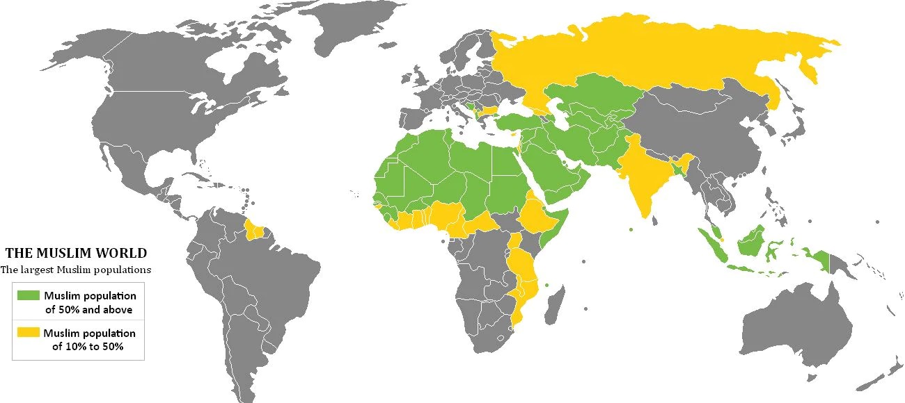 बहुतांश अरब देशांमध्ये आणि मध्य पूर्वेतील देशांचा (खास करुन मुस्लीम देशांचा) सिव्हील मॅरेज अ‍ॅक्ट नसणाऱ्या देशांच्या यादीत समावेश होतो. (फोटो सौजन्य: 'विकिकॉमन्स'वरुन साभार)