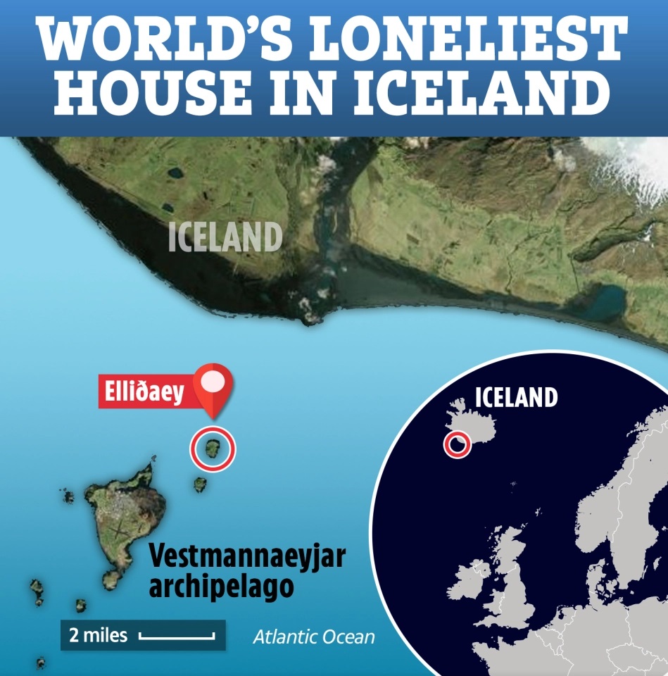 हे बेट आइसलॅण्डच्या दक्षिणेकडील समुद्रामध्ये आहे. या बेटावरील डोंगराचं नाव एडलीआयी असं आहे.