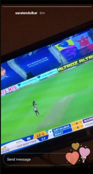 यंदाच्या IPLमध्ये शुबमनने एका सामन्यात सुंदर असा झेल टिपला. त्यानंतर साराने त्याच्या झेलाचा फोटो पोस्ट करत तो आपल्या स्टोरीवर पोस्ट केला आणि तीन हर्ट्सदेखील (प्रेम व्यक्त करण्याचे इमोजी) पोस्ट केले. तेव्हापासून या दोघांच्या अफेअरच्या चर्चेला चांगलंच उधाण आलं आहे.