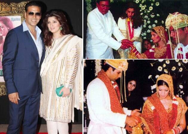 ट्विंकल खन्ना आणि अक्षय कुमार २००१मध्ये लग्न केले. त्यावेळी काही मोजक्याच लोकांना आमंत्रण देण्यात आले होते.