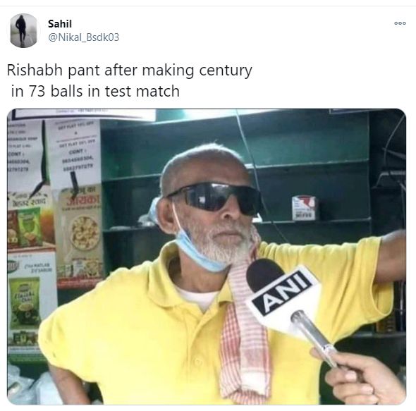 पंतनं कांगारुंनां धुतलं; सोशल मीडियावर मिम्सचा धुमाकूळ