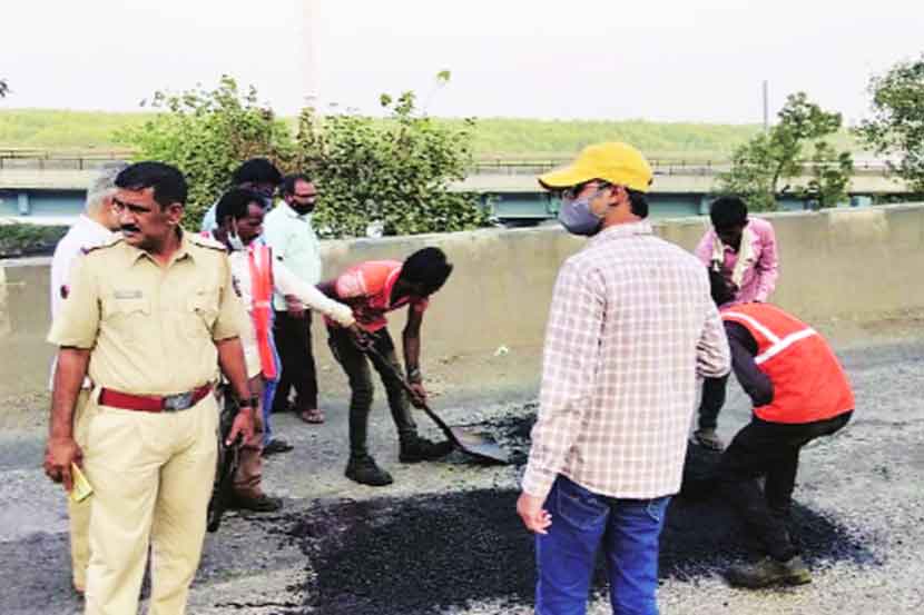 मुंब्रा बाह्य़वळण मार्गाची डागडुजी