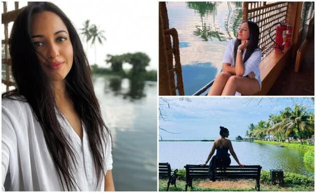 'दंबग' फेम अभिनेत्री सोनाक्षी सिन्हा सध्या केरळमध्ये सुट्टयांचा आनंद लुटत आहे. नव्या वर्षातील सुट्टयांचे सोनाक्षीचे काही फोटो. (सर्व फोटो सौजन्य - सोनाक्षी सिन्हा इन्स्टाग्राम)