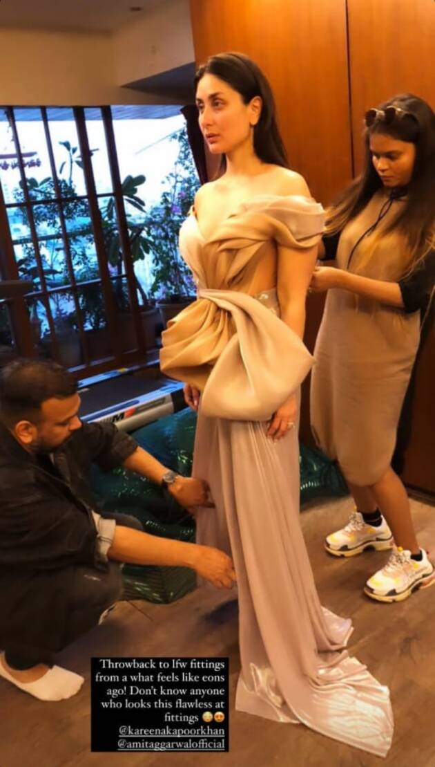 फॅशन डिझायनर तान्याने अभिनेत्री करीना कपूर खानचा #Throwback फोटो शेअर केला आहे. (छाया सौजन्य - इन्स्टाग्राम)