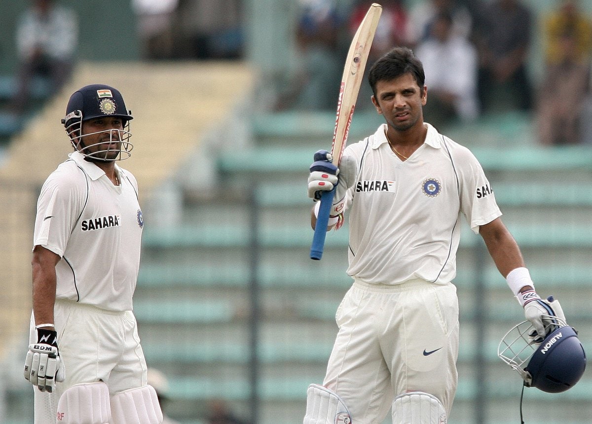 14 years ago top four Indian batsmen had scored a century in a single innings
