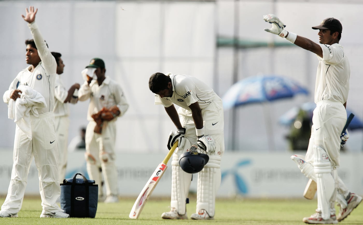14 years ago top four Indian batsmen had scored a century in a single innings