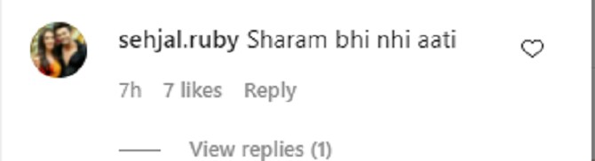 तिसरा नेटकरी म्हणाला,"लाज पण नाही वाटतं."