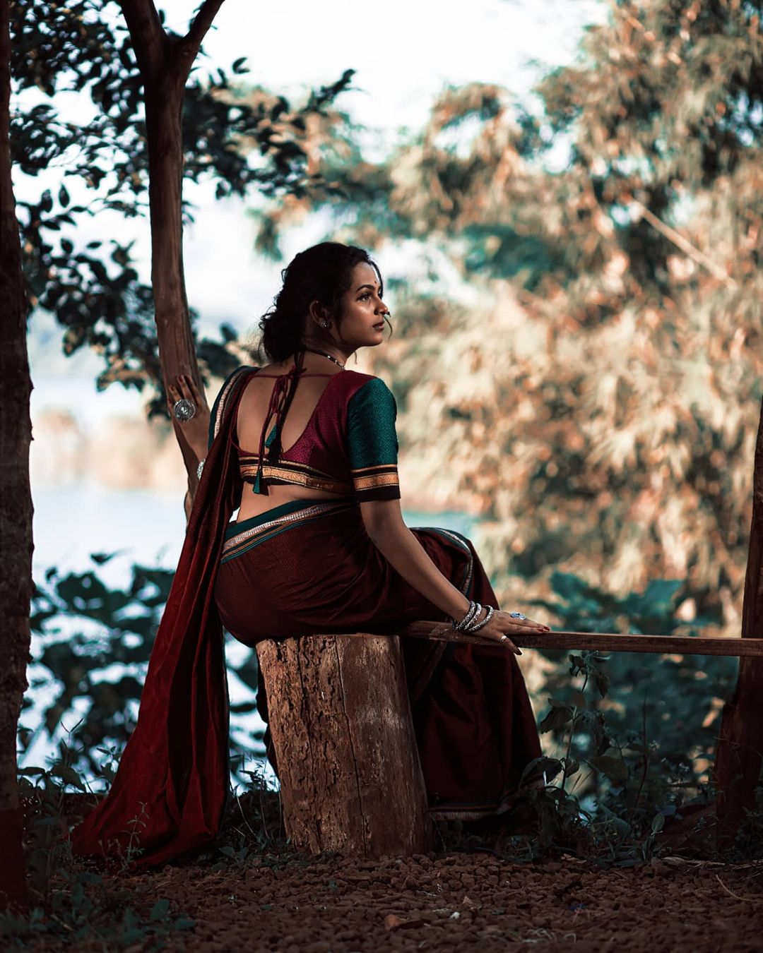 Amruta Dhongade Saree Photoshoot