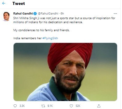 Rahul Gandhi Tweet