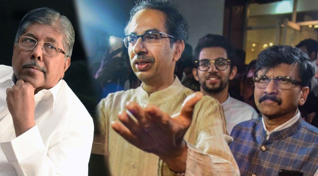 chandrakant patil uddhav aditya thackeray