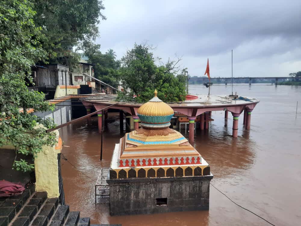 krishna river kolhapur, kolhapur rains, panchganga