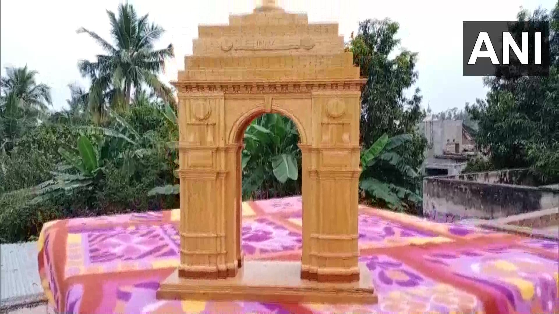 Arun Sahu made monuments