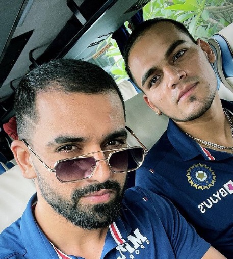 Team India captured moments while travelling to sri lanka