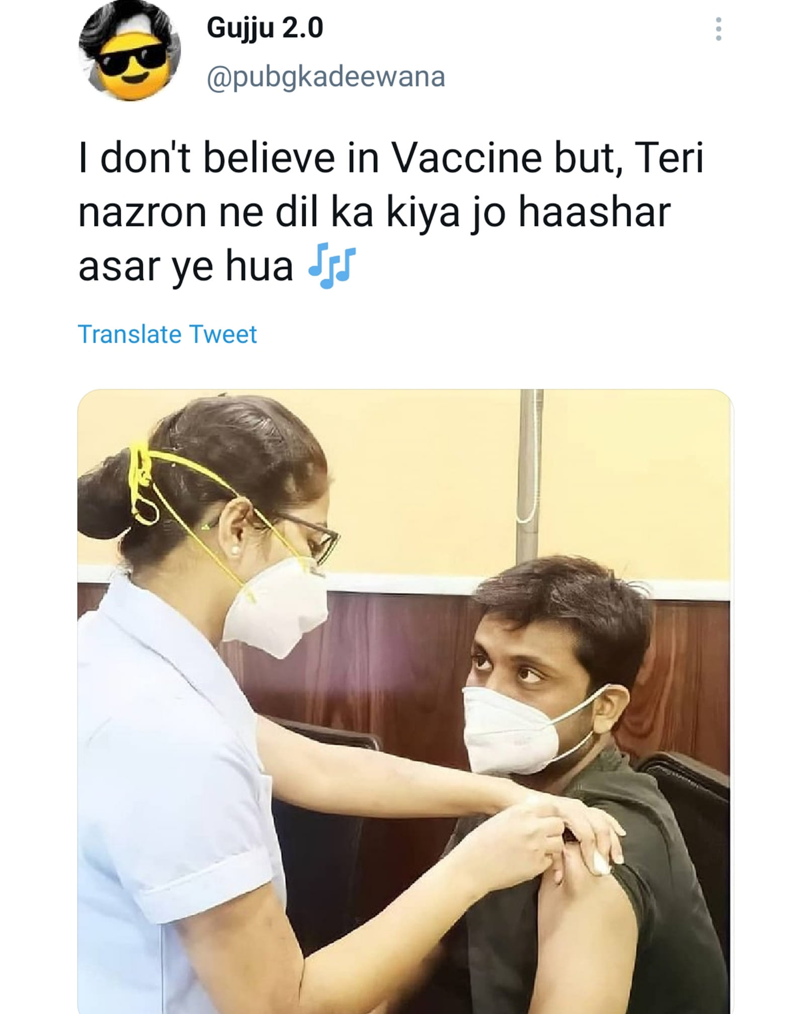 vaccination viral Photo of nurse and boy