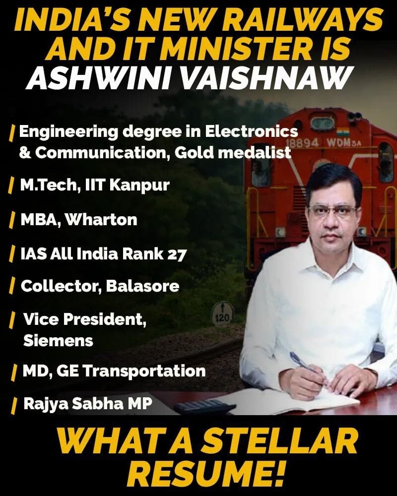 Ashwini Vaishnaw Railway Minister