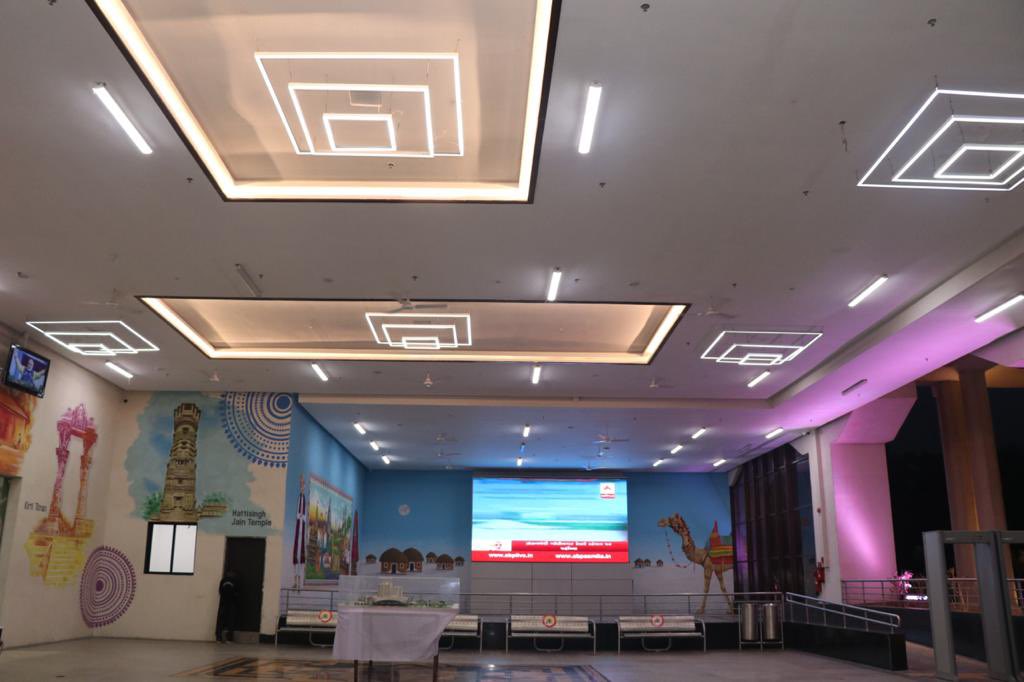 Gandhinagar Railway Station Gujarat Inside Photos