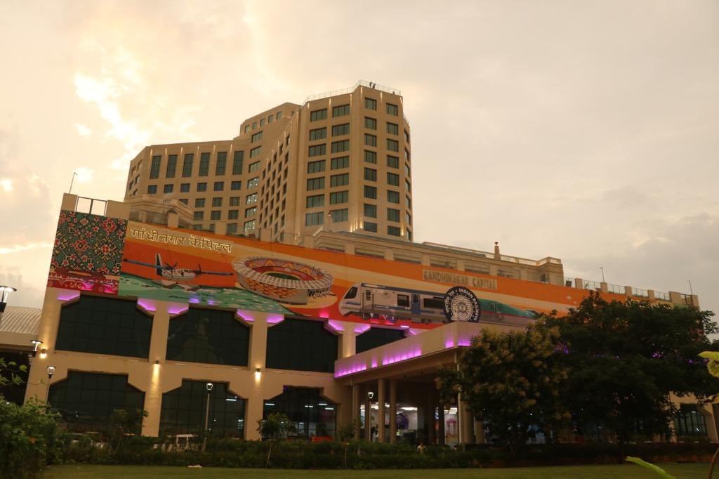 Gandhinagar Railway Station Gujarat Inside Photos