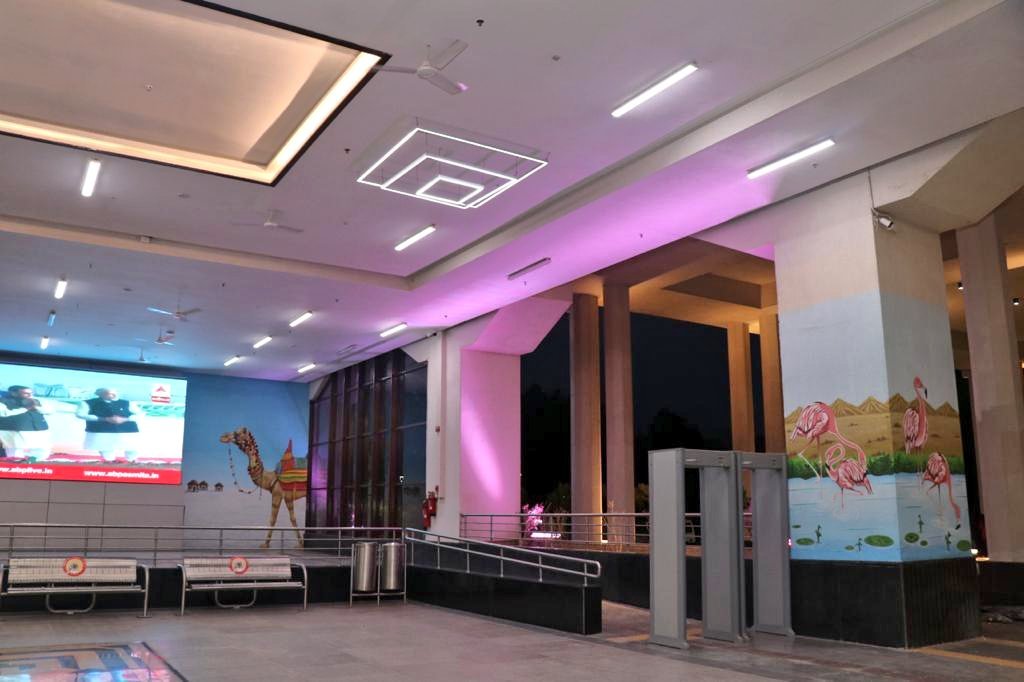 Gandhinagar Railway Station Gujarat Inside Photos