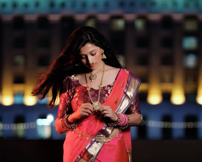Maharashtrian saree on the streets of London