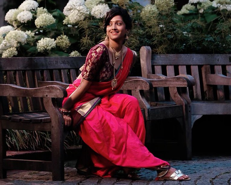 Maharashtrian saree on the streets of London