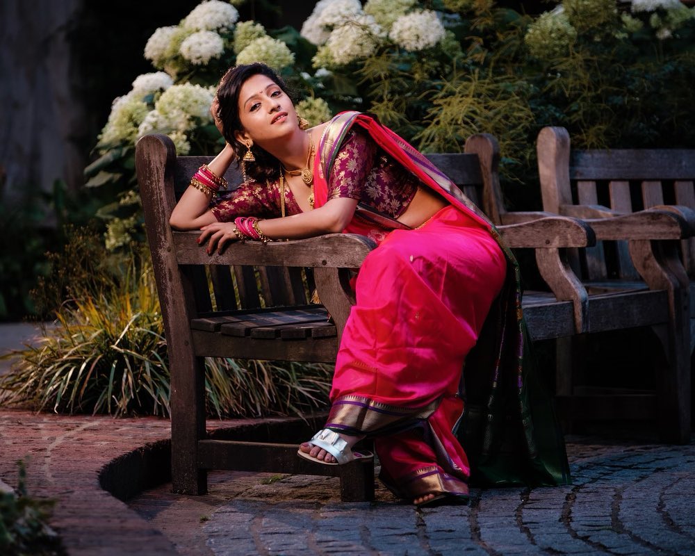 Maharashtrian saree on the streets of London