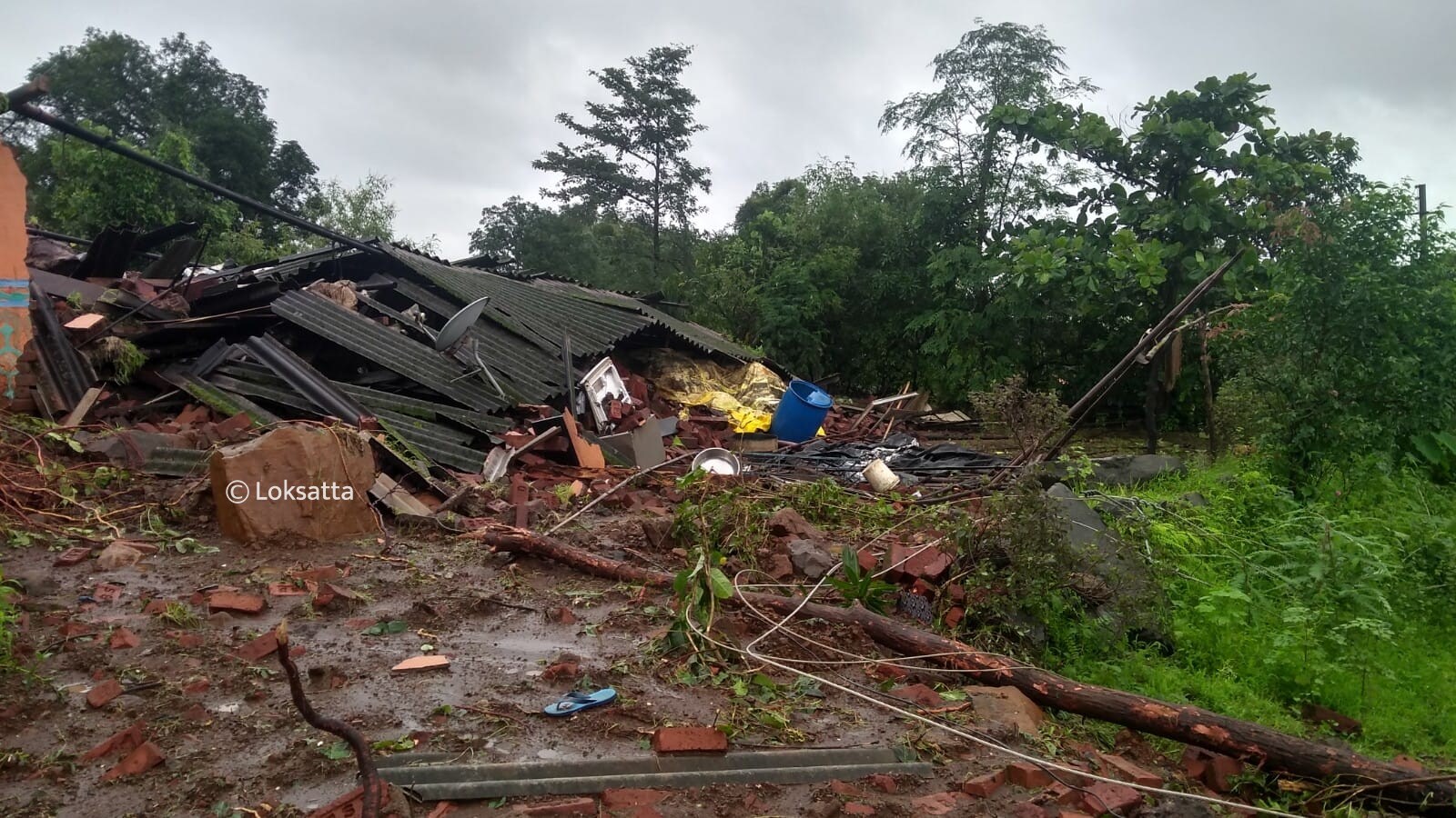 Maharashtra Rains Landslide Taliye Mahad Raigad
