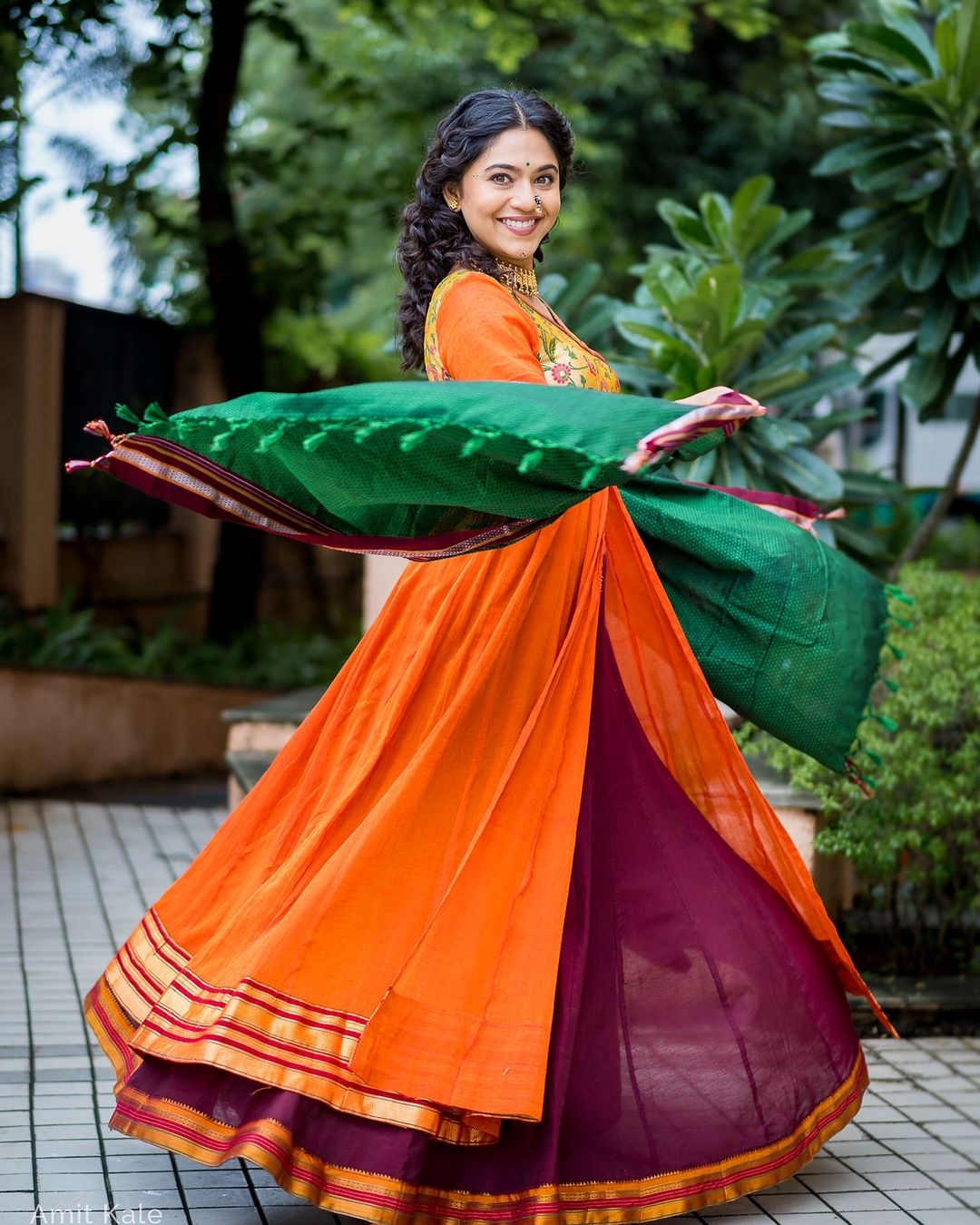Mrunmayee Deshpande Rao Pretty Photos Traditional Look