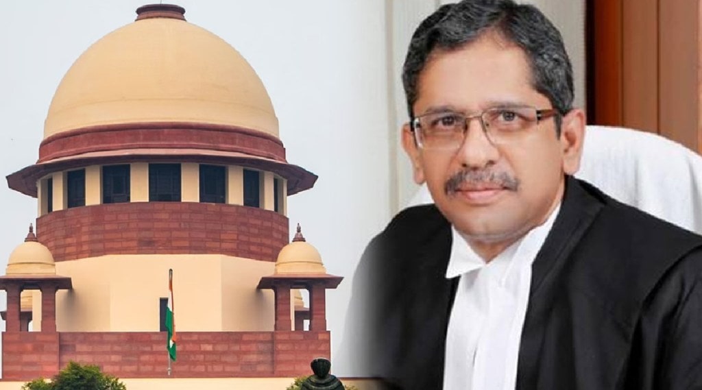 CJI NV Ramana, CJI NV Ramana explains the case in Telugu