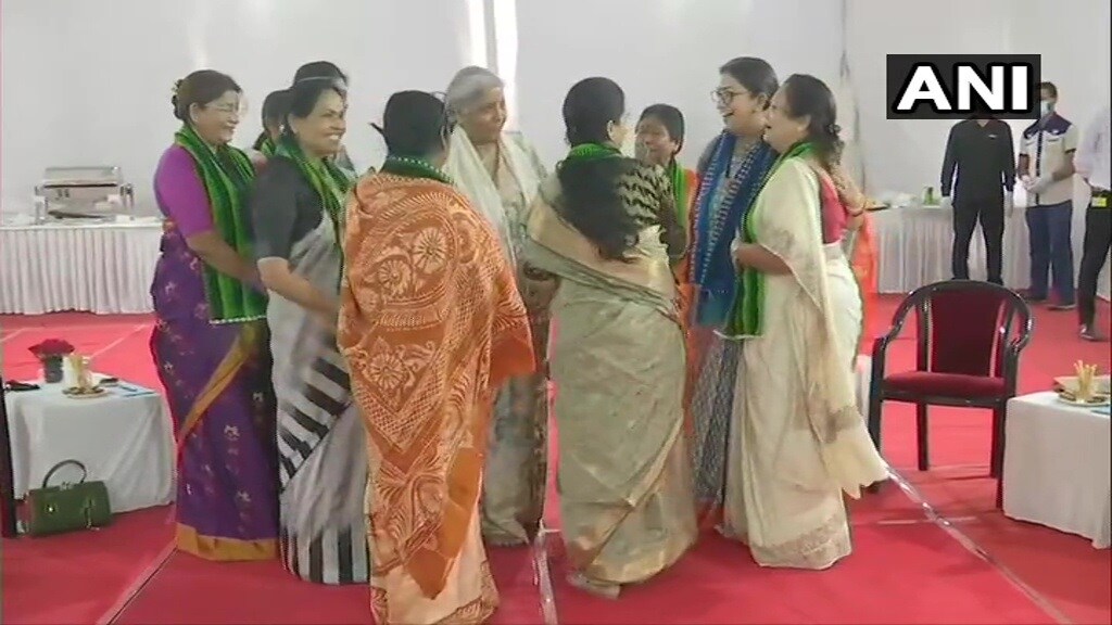 Nirmala Sitharaman hosted high tea for women ministers