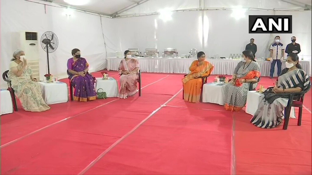 Nirmala Sitharaman hosted high tea for women ministers