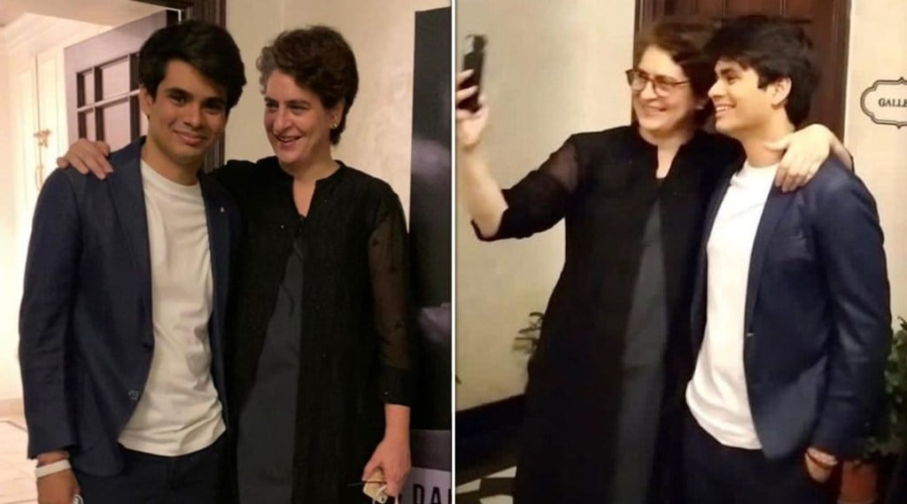 Priyanka-Gandhi-And-Son