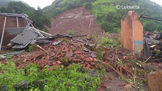 Taliye Village Mahad Taliye Landslide photo nine