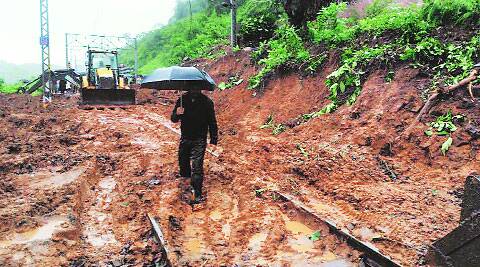 Central Railway, Landslide, Mumbai, Mumbai newsline, Mumbai news