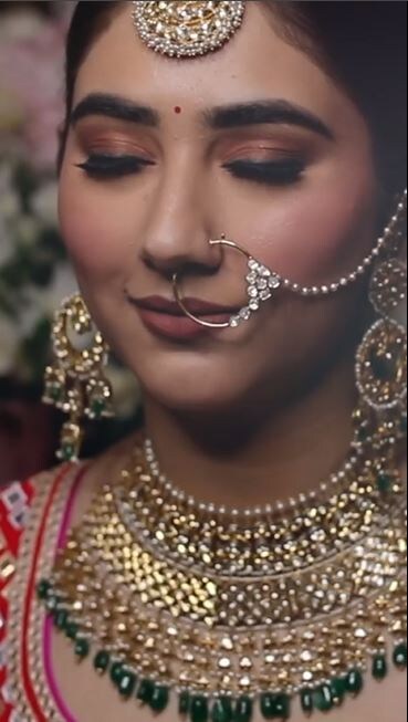 लग्न सोहळ्यासाठी दिशाचा खास लूक.