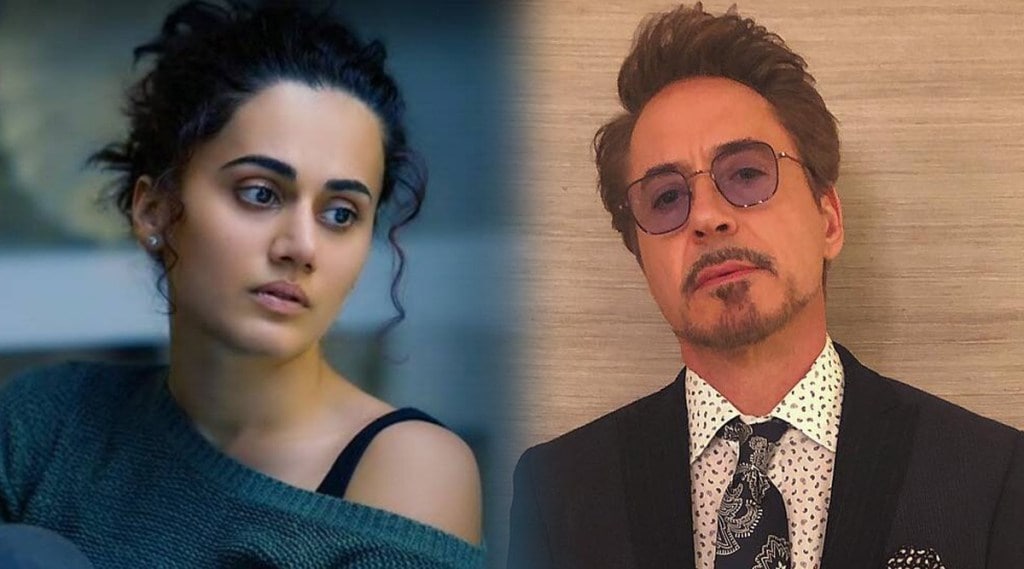 taapsee pannu reveals she once dm robert downey jr