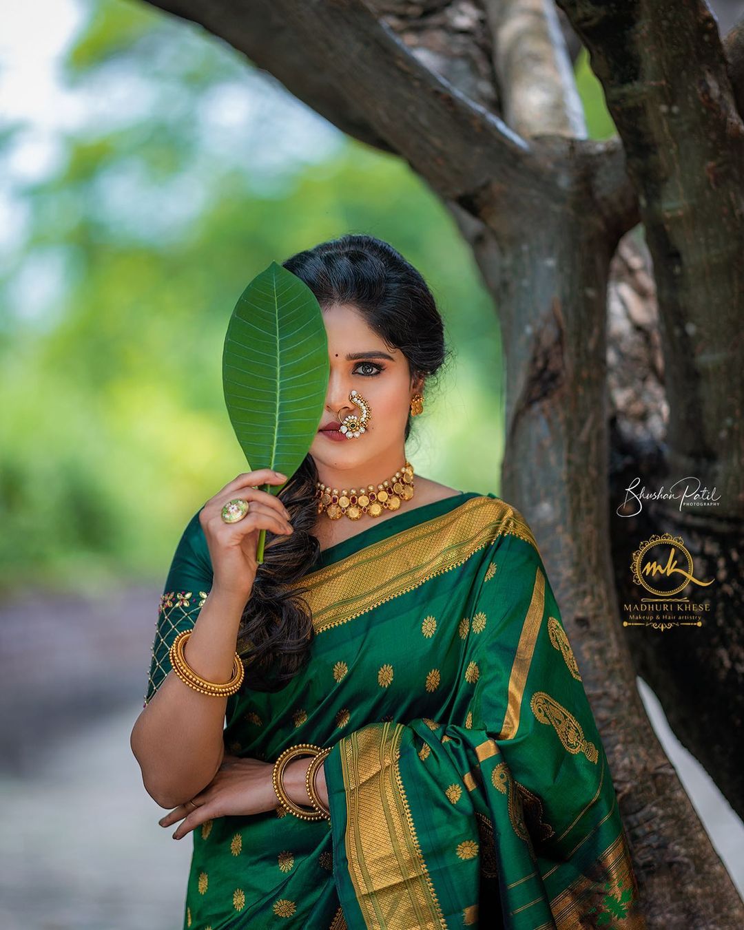 Akshaya Deodhar Paithani Saree Traditional Maharashtrian Look