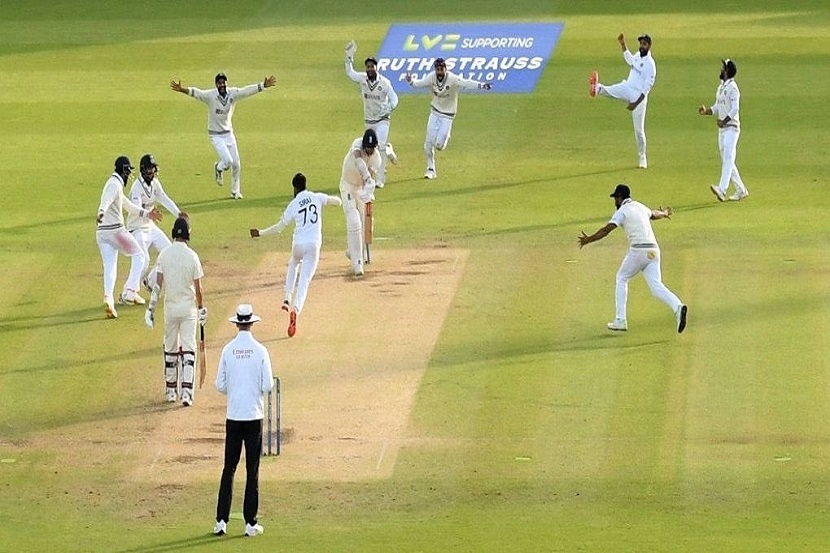 भारतीय क्रिकेट संघाचा कर्णधार विराट कोहलीने लॉर्ड्सवर विजयी तिरंगा फडकावत मोठे यश मिळवले. पाच सामन्यांच्या कसोटी मालिकेतील दुसऱ्या सामन्यात भारताने इंग्लंडला १५१ धावांनी हरवत १-० अशी आघाडी घेतली.