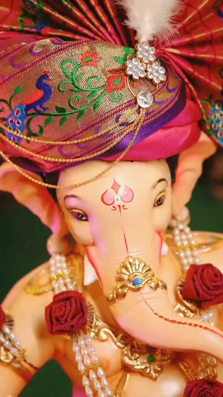 Ganpati Khun Handmade Khun Fabric Jewellery Set Photos