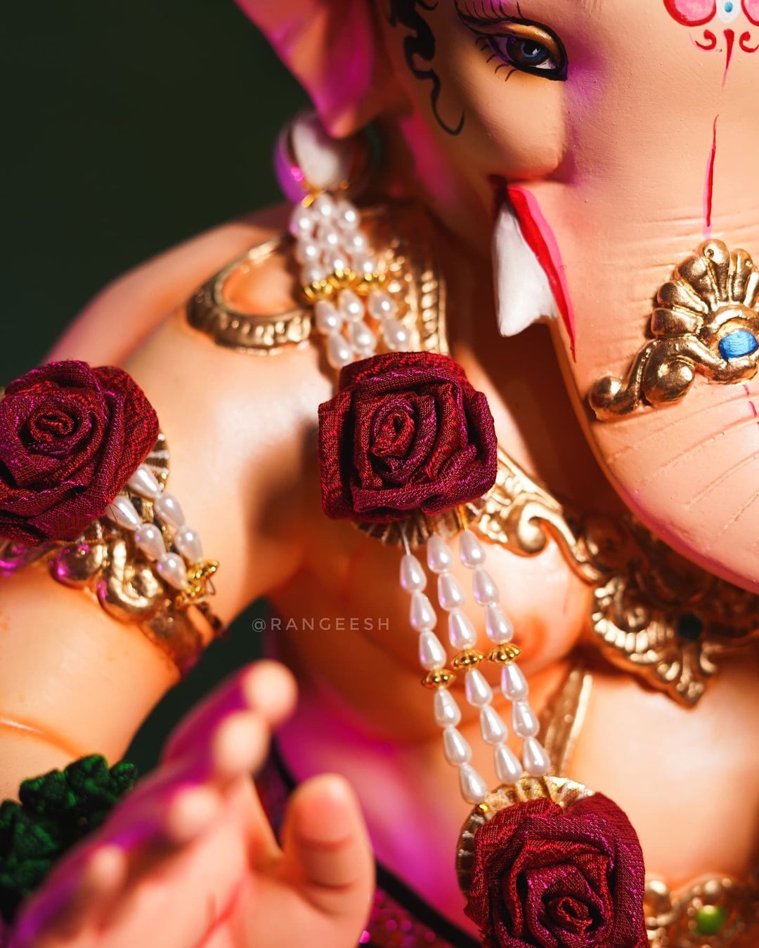 Ganpati Khun Handmade Khun Fabric Jewellery Set Photos