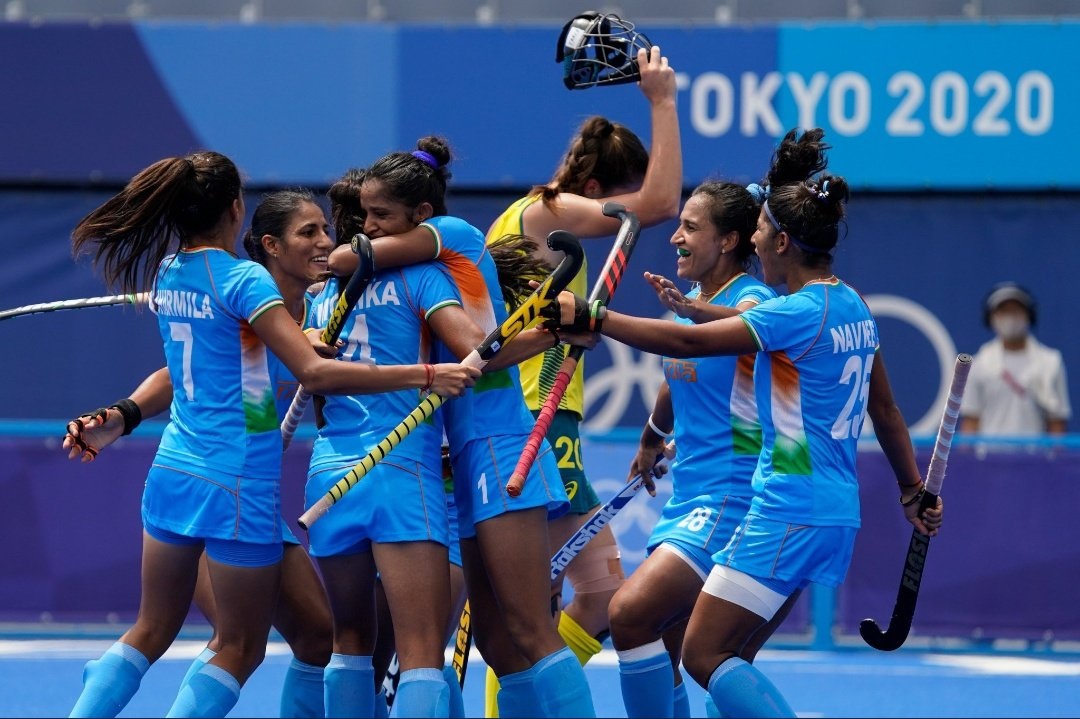 Tokyo 2020 IND vs AUS Womens Hockey Indian womens beat Australia womens in quarter final