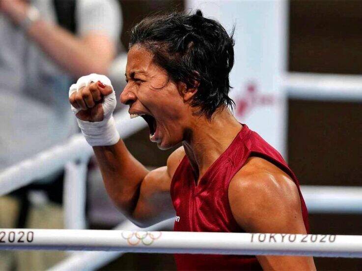 watch photos lovelina confirmed medalin olympics goverment started work of road towards her home