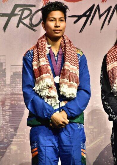 watch photos lovelina confirmed medalin olympics goverment started work of road towards her home