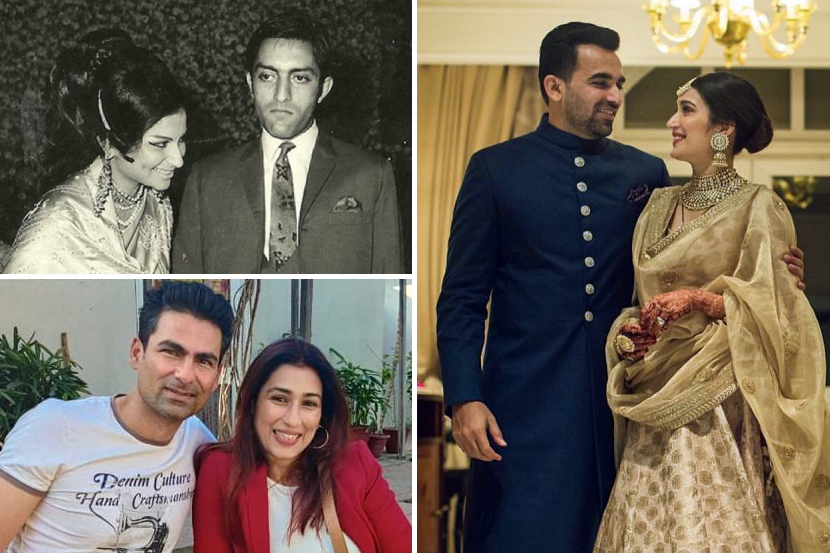Muslim Indian Cricketers Married Hindu Girls Photos