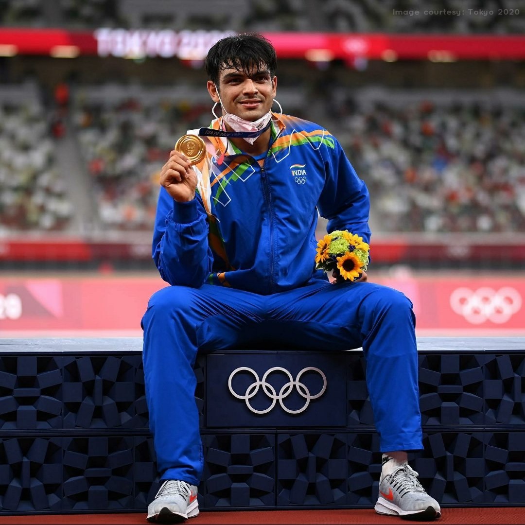 Tokyo Olympics 2021 Neeraj Chopra Gold Medal