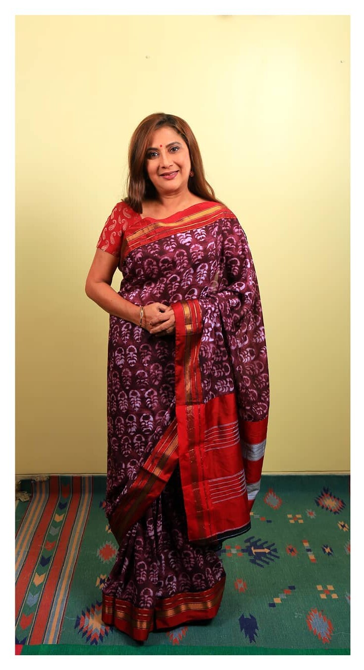 Nivedita Ashok Saraf Saree Collection Hansagamini Photos