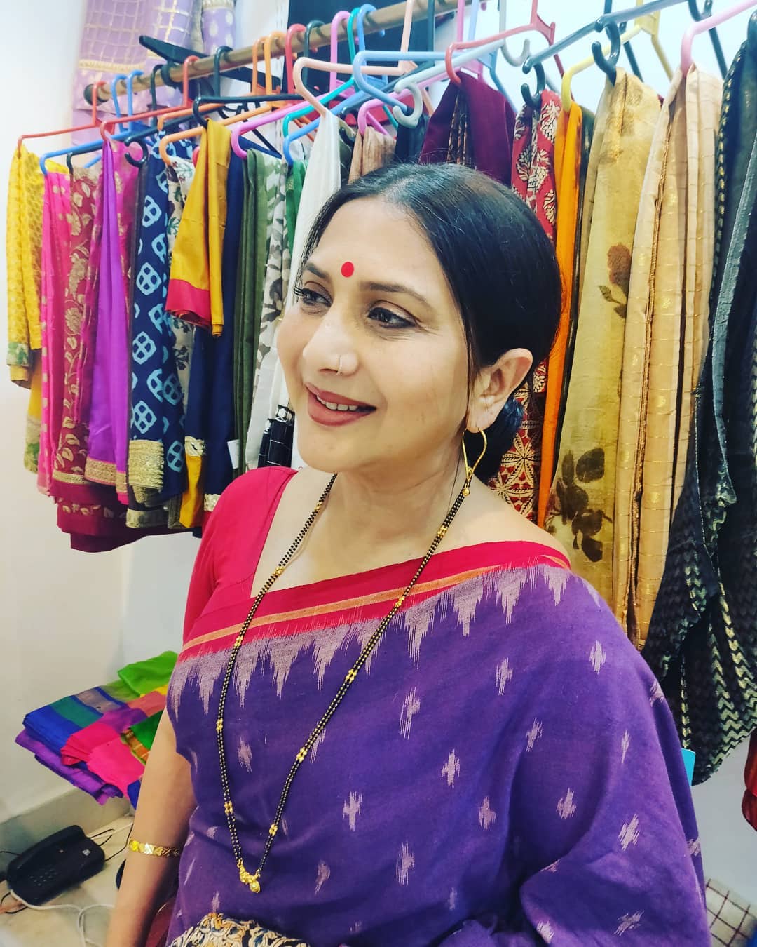 Nivedita Ashok Saraf Saree Collection Hansagamini Photos