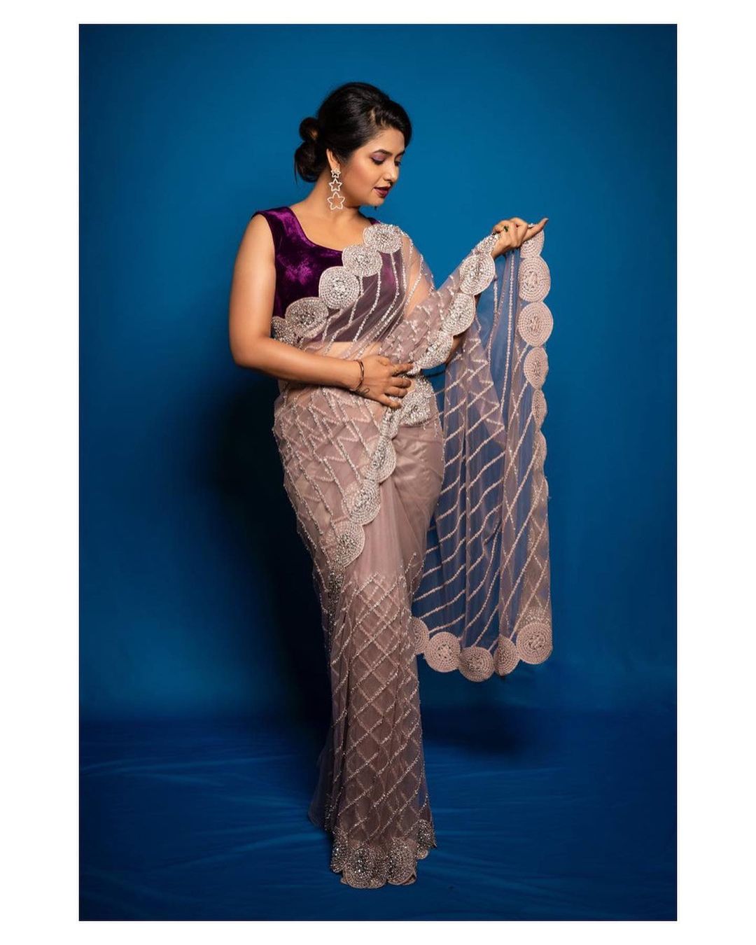 Prajakta Mali Saree Photos