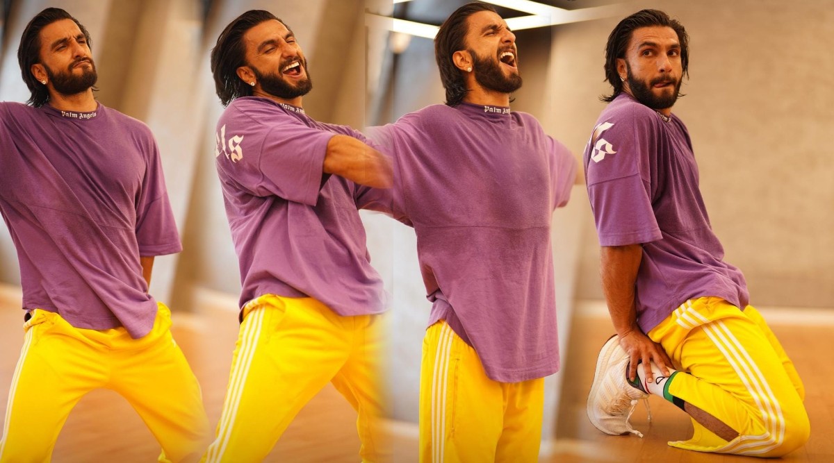 Photos: Looking like a bomb; Ranveer Singh flaunts his purple