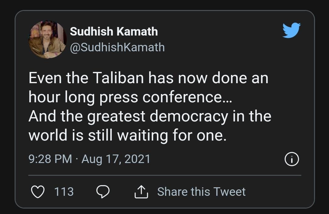 Even Taliban Trends On Social Media As Indians Take A Jab At PM Modi For Never Doing A Press Conference