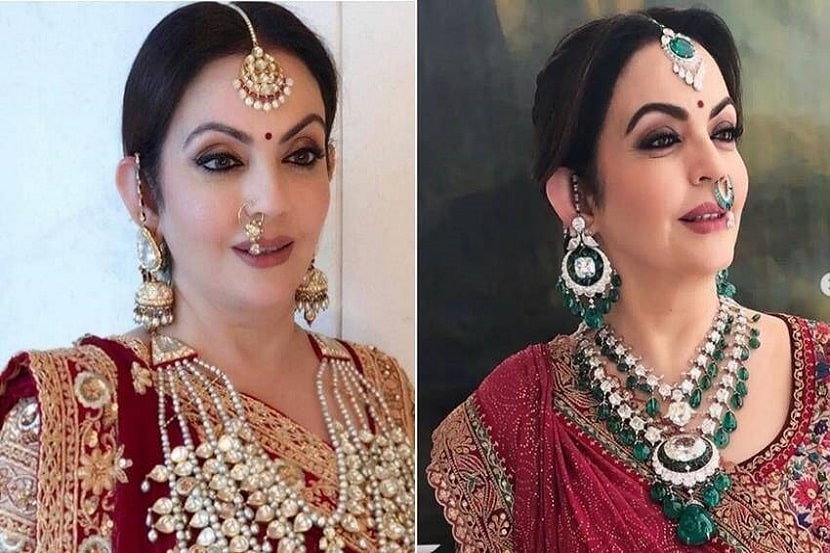 नीता अंबानी यांना दागिन्यांचीही फार आवड आहे. अनेक कौटुंबिक कार्यक्रमात त्या कोट्यवधी रुपयांचे दागिने परिधान करतात.